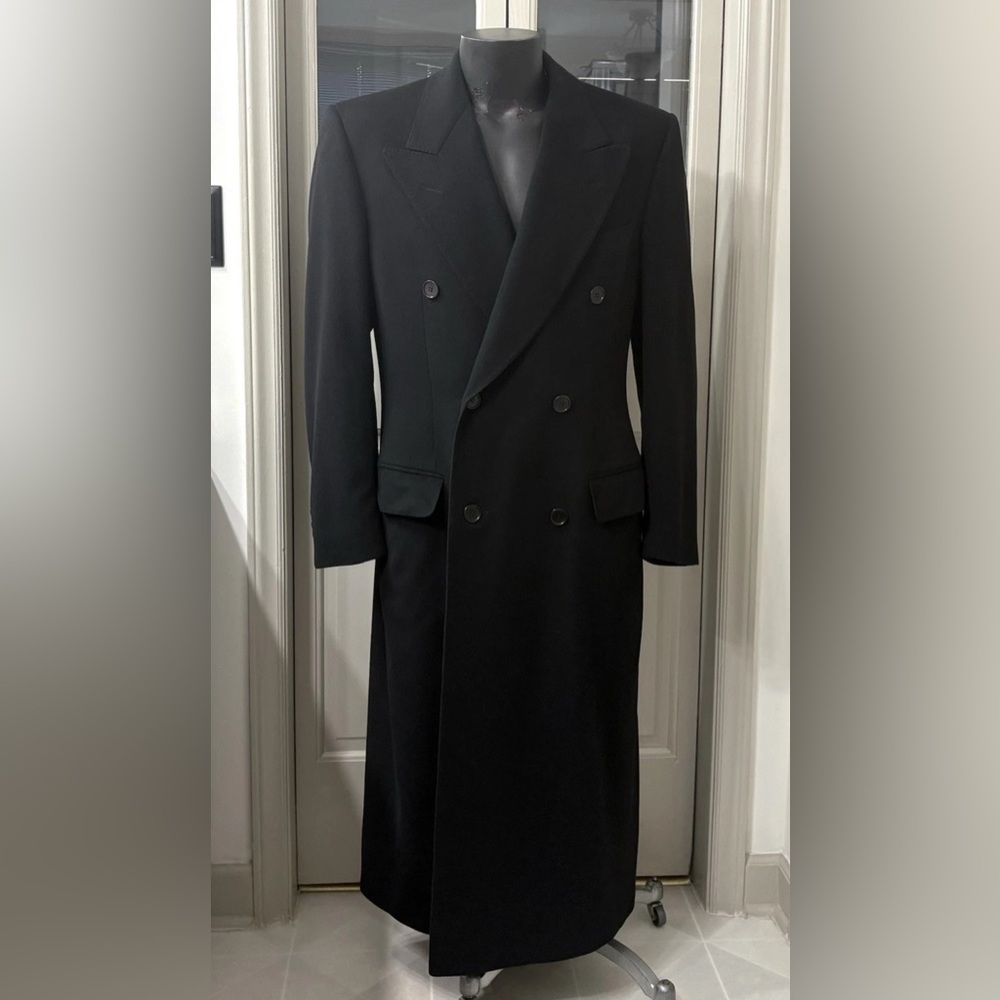 Zegna double breasted overcoat